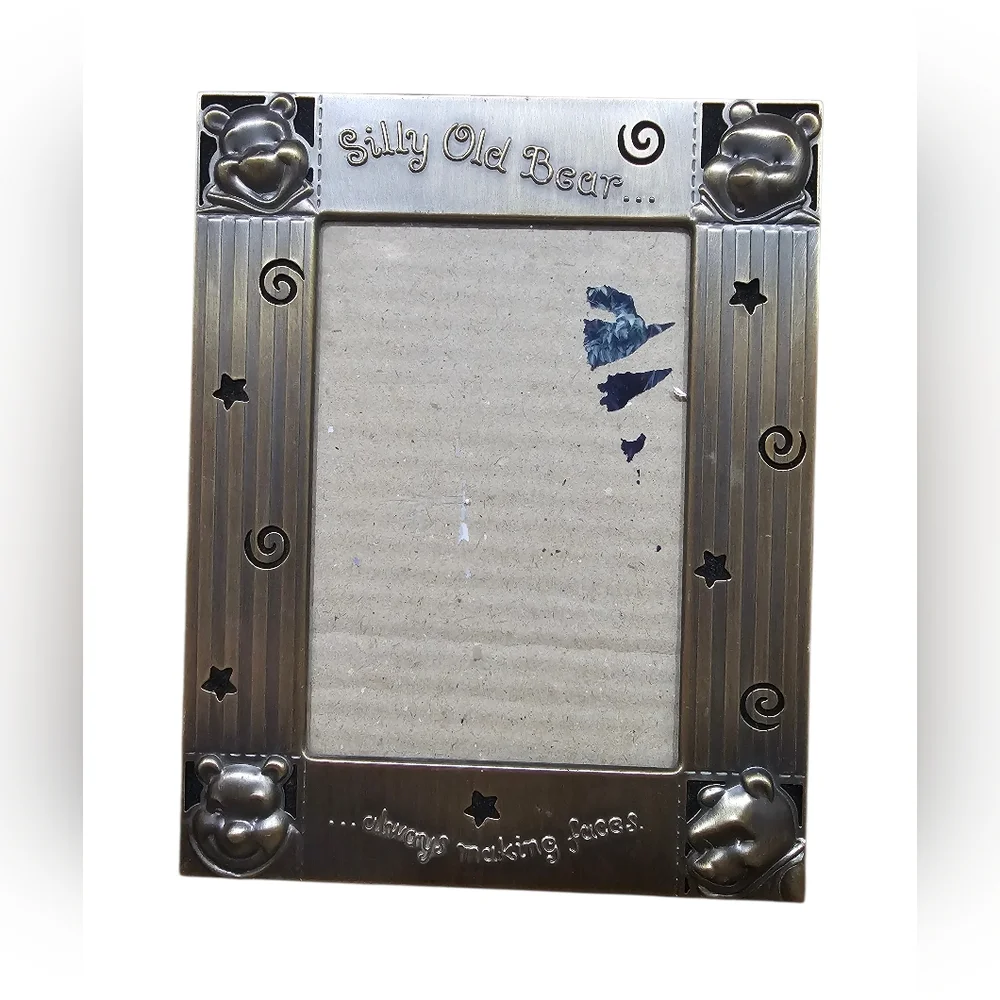 Disney Winnie the Pooh Picture Frame “Silly Old Bear” Vintage Nursery Kids Room